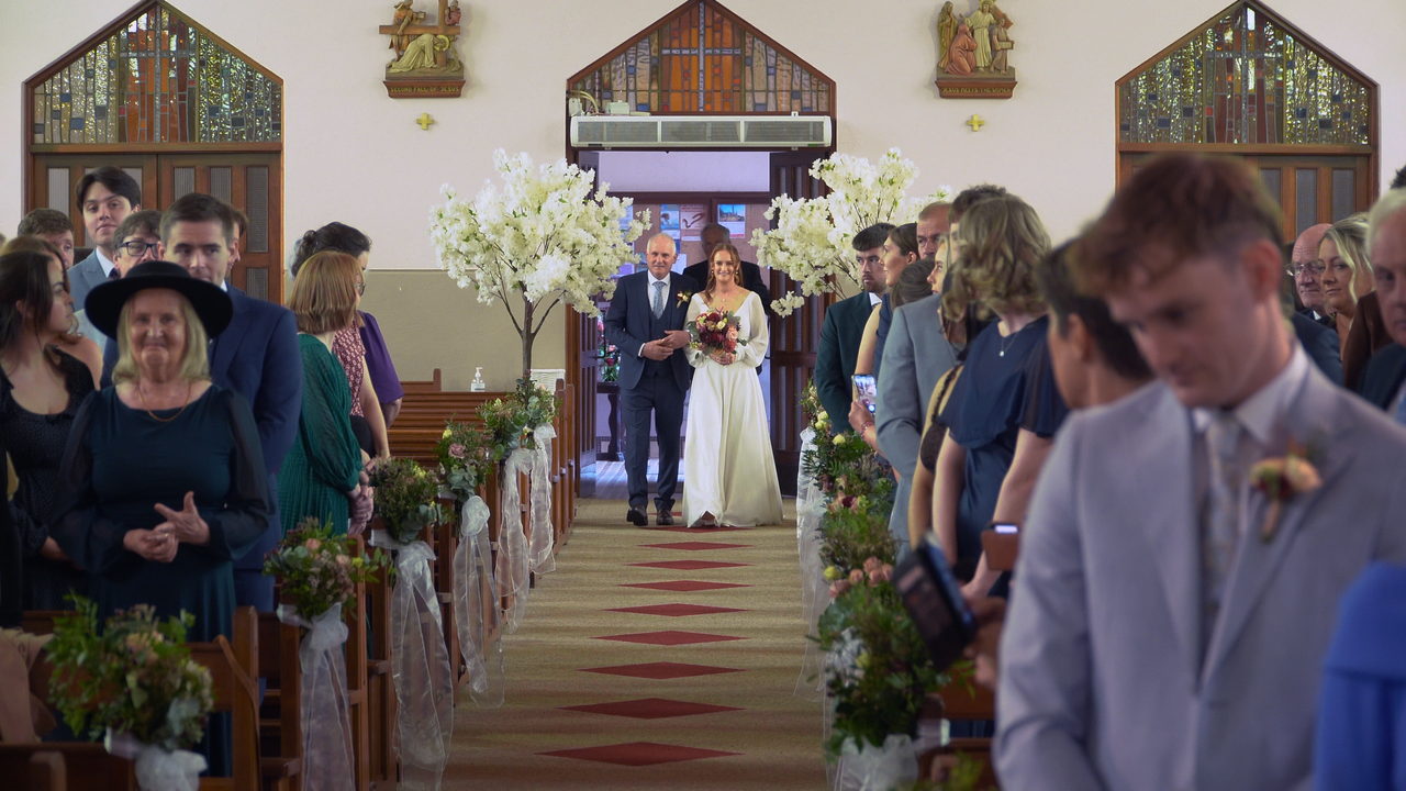 The same frame after the grade